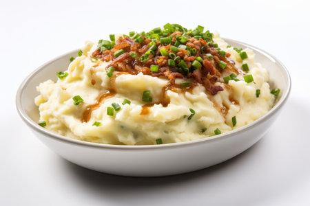 Flavorful Loaded Mash Isolated on Transparent Backgroundの素材