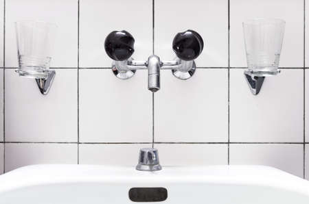 Sink and faucetの写真素材