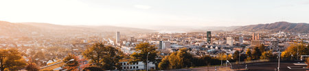 Zurich Zuerich City Panorama Autmnのeditorial素材