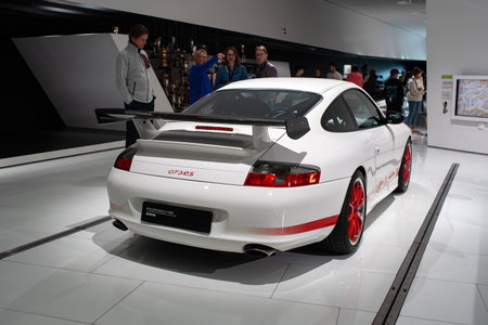 14-09-2024, Stuttgart, Germany. Porsche Museum.14-09-2024, Stuttgart, Germany. Type 996 Porsche 911...