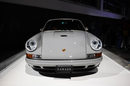 09-11-2024 Zurich, Switzerland. Singer Design Porsche 964 coupe re-imagined restomod at the Zurich...