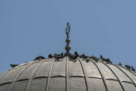 Konak mosque in konak square in Izmir, Turkeyの写真素材