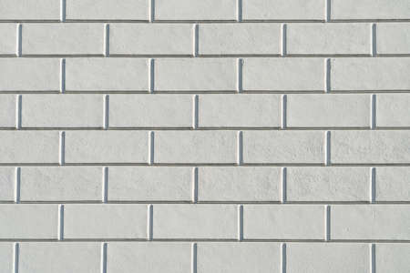 White blank brick wall surfaceの写真素材