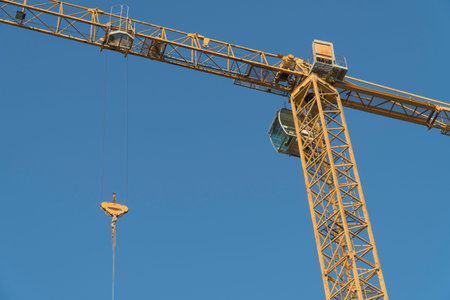Blue sky, Crane Details
