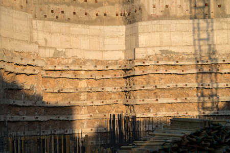 building foundationの写真素材