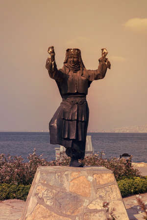 folk dancer statueのeditorial素材