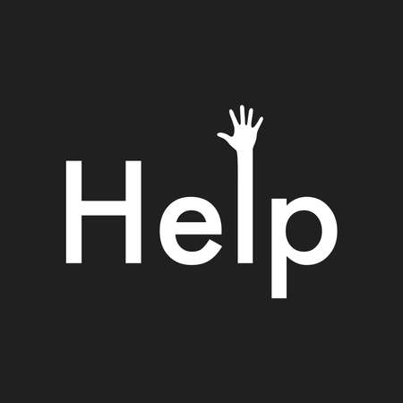 Help vector design.のイラスト素材