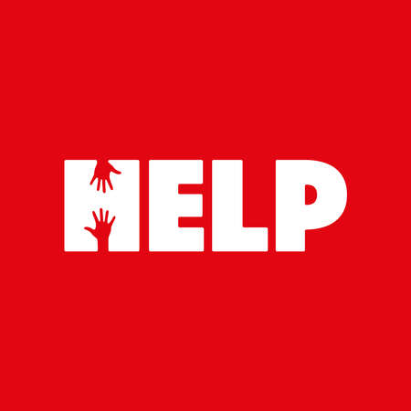Help vector design.のイラスト素材