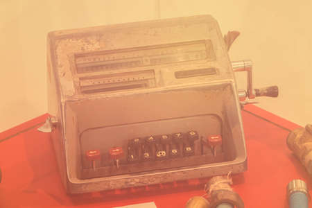 Old type counterの写真素材