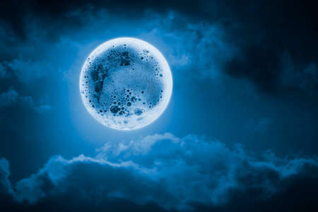 full moonの写真素材