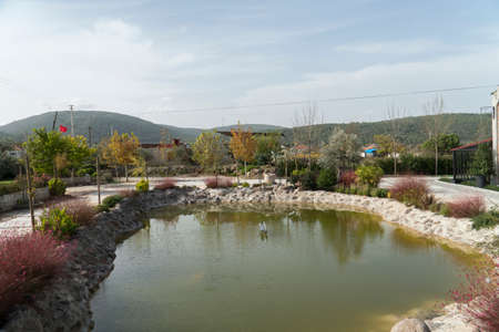 lake viewの写真素材