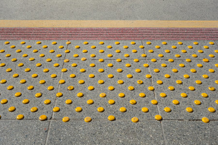 Sensible surface, visually impaired way