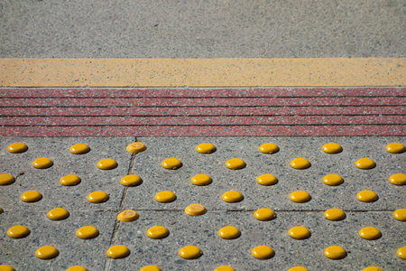 sensible surface, visually impaired way