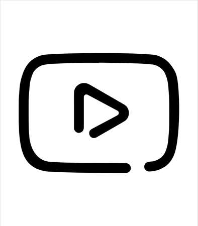 play icon and iconのイラスト素材