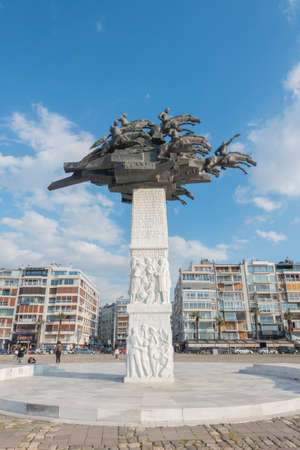 The Ataturk square and statueのeditorial素材