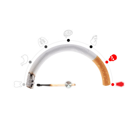 the smoking kills, smoking speedometer