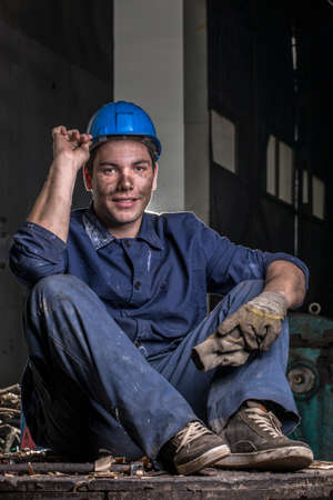 Junkyard workerの写真素材