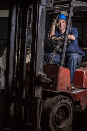 Junkyard workerの写真素材