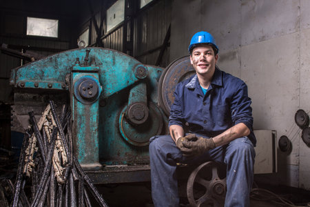 Junkyard worker