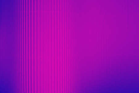 Neon gradient purple and blue striped background made of paper. Trendy 80s' style.の写真素材