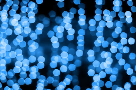 Classic blue 2020 color abstract background with bokeh defocused lights. Trendの写真素材