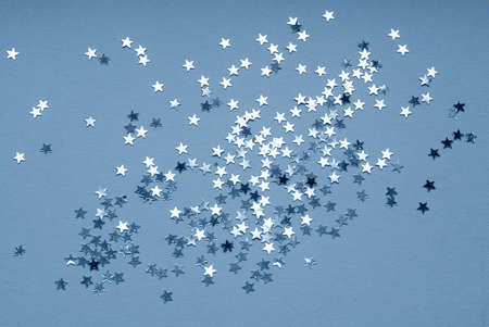 Color trendy blue glitter festive background. Sparkling glittering backdrop for design. 2020 trendの写真素材