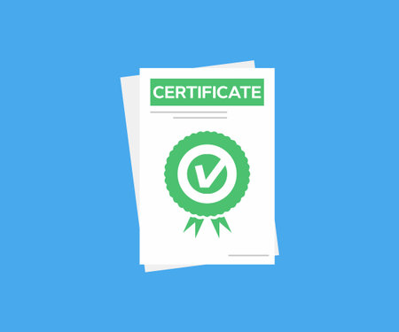 Vector certificate, object, outline symbol,  design. Achievement, award, grant, diploma concepts...