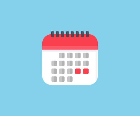 Calendar, Meeting Deadlines logo design. Time management, appointment schedule vector design and illustration.のイラスト素材