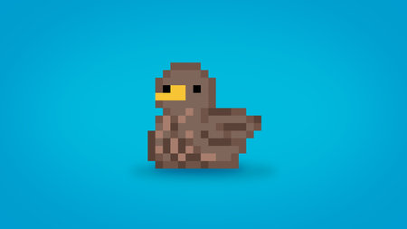 Female mallard duck background - high resolution wallpaper