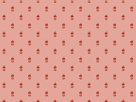 Pixel 8 bit red apple core background - high resolution seamless patternの写真素材