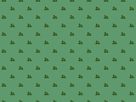 Pixel green tent background - high resolution 8 bit seamless patternの写真素材