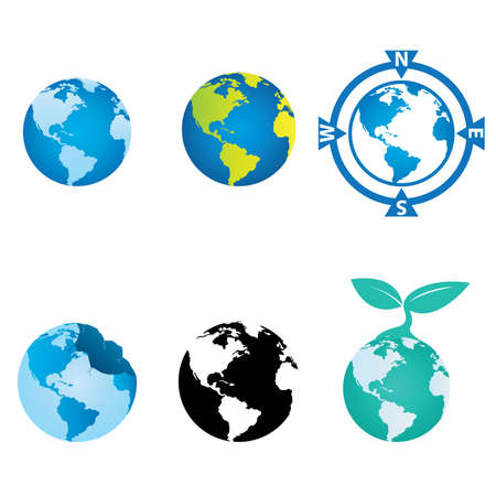 World and Globe Design Vectorのイラスト素材