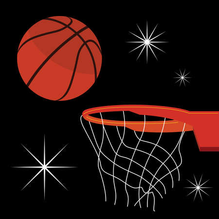 Basketball Shooting Vectorのイラスト素材
