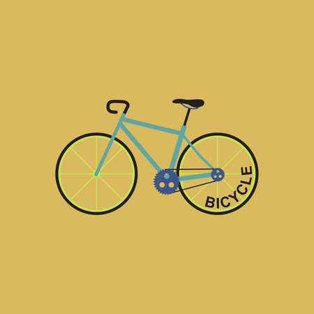 Bicycle Bike Sport Cycling Exercise Vector and Iconのイラスト素材