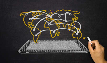 technology concept: connectionの写真素材