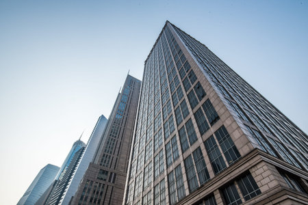 modern office skyscraper -Shanghai,China