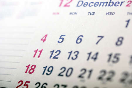 calendarの写真素材