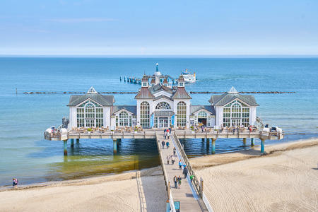 Sellin Pier, Rugen Island, Germanyのeditorial素材