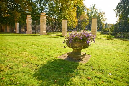 Autumn in  Park near Prague, Czech Republicの写真素材