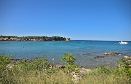 the picturesque coast of Croatiaの写真素材
