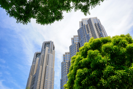 Tokyo. Tokyo Metropolitan Government Officeのeditorial素材