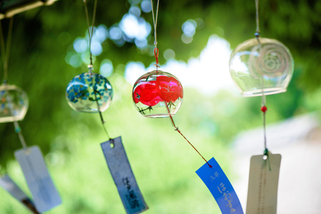 Summer wind chimeの写真素材