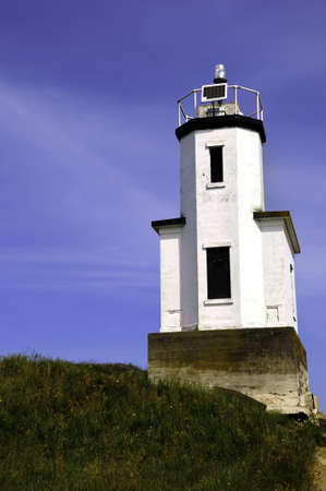 Cattle Point Lighthouse on San Juan Island, Washingtonの写真素材