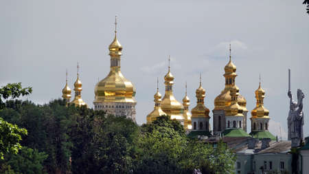 Kiev, Ukraine July 20, 2020: Pechersk Lavra - the main Orthodox place in Kievan Rusのeditorial素材