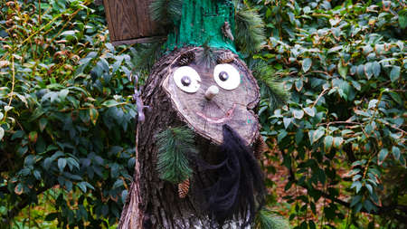 The stump in my garden turned into a fairytale heroのeditorial素材