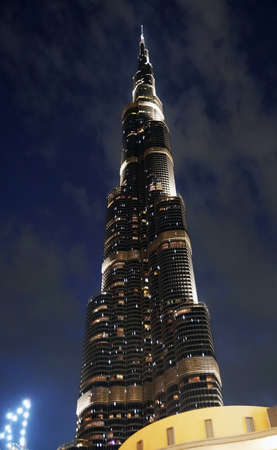Dubai, UAE February 20, 2020: the tallest building in the world Burj Khalifaのeditorial素材
