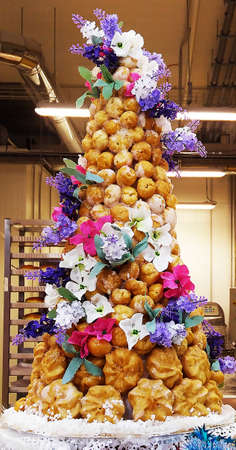 Baking cooking masters presented their workの写真素材