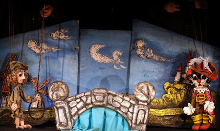 Kyiv, Ukraine September 1, 2023: Puppets of the Kyiv State Puppet Theater, which are used in performancesのeditorial素材
