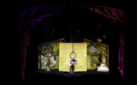 Kyiv, Ukraine September 1, 2023: Puppets of the Kyiv State Puppet Theater, which are used in performancesのeditorial素材