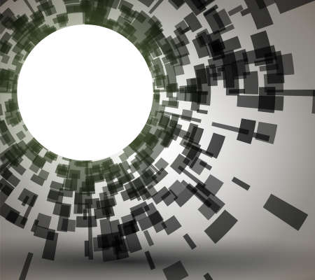 Black Geometric background with space for text. のイラスト素材